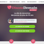 Notre avis Disons Demain par Meetic Logo Disons Demain par Meetic